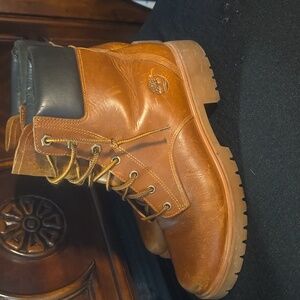 Timberland brown leather boots